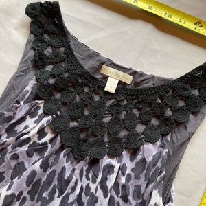 Leopard Print Sleeveless Top by Weston Wear size small
